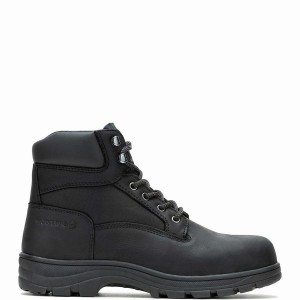 Wolverine Carlsbad 6" Steel-Toe Arbejdsstøvler Herre Sort | XXK1248XD