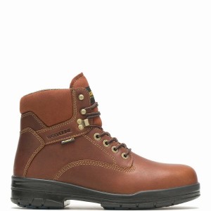 Wolverine DuraShocks® SR 6" Steel Toe Arbejdsstøvler Herre Rød Brune | WGL3915NA