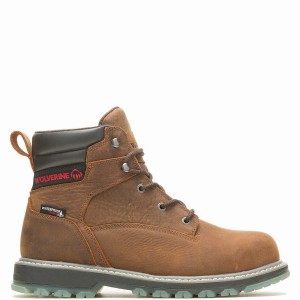 Wolverine Floorhand LX 6" Steel Toe Arbejdsstøvler Herre Brune | LSY2734MR