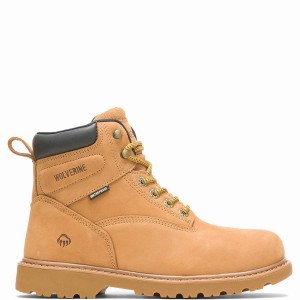 Wolverine Floorhand Waterproof Steel-Toe 6" Arbejdsstøvler Herre Brune | PIG6038XI