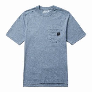 Wolverine Guardian Cotton™ Pocket Tee T Shirts Herre Blå | RTE259VP