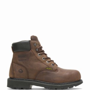 Wolverine McKay Waterproof Steel-Toe 6” Arbejdsstøvler Herre Brune | VJT9035FA