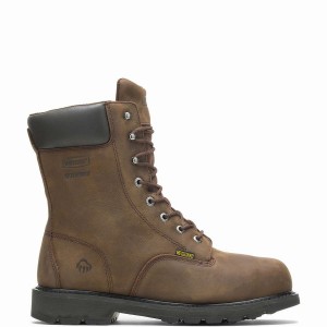 Wolverine McKay Waterproof Steel-Toe 8” Arbejdsstøvler Herre Brune | MHD2724PW