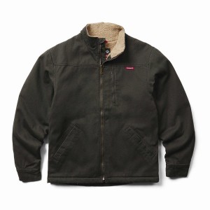 Wolverine Upland Sherpa Ext Jakker Herre Sort | YUN9932VU