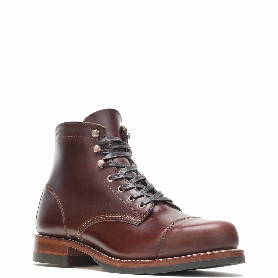 Wolverine 1000 Mile Cap-Toe Classic Arbejdsstøvler Herre Brune | PBF9029EE