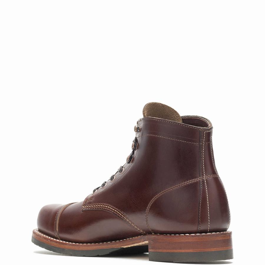 Wolverine 1000 Mile Cap-Toe Classic Arbejdsstøvler Herre Brune | PBF9029EE