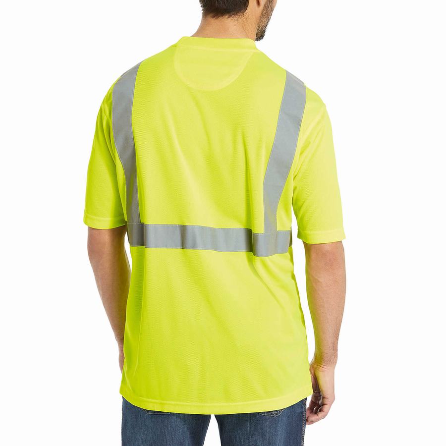 Wolverine Caution Short Sleeve Tee - Packaged T Shirts Herre Grøn | QHY6865BJ