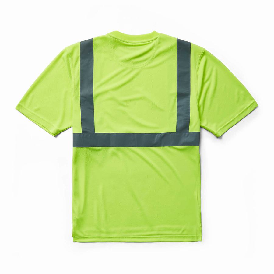 Wolverine Caution Short Sleeve Tee - Packaged T Shirts Herre Grøn | QHY6865BJ