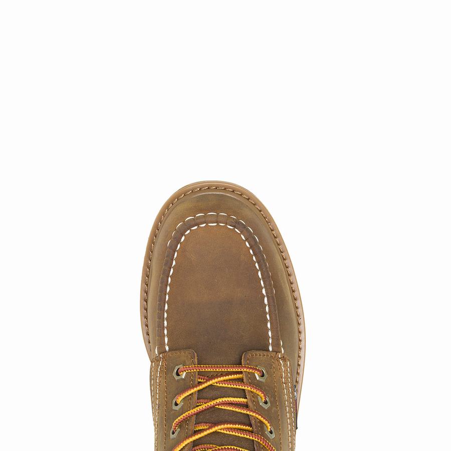 Wolverine Floorhand Moc Toe 6” Arbejdsstøvler Herre Brune | KSR6183BT