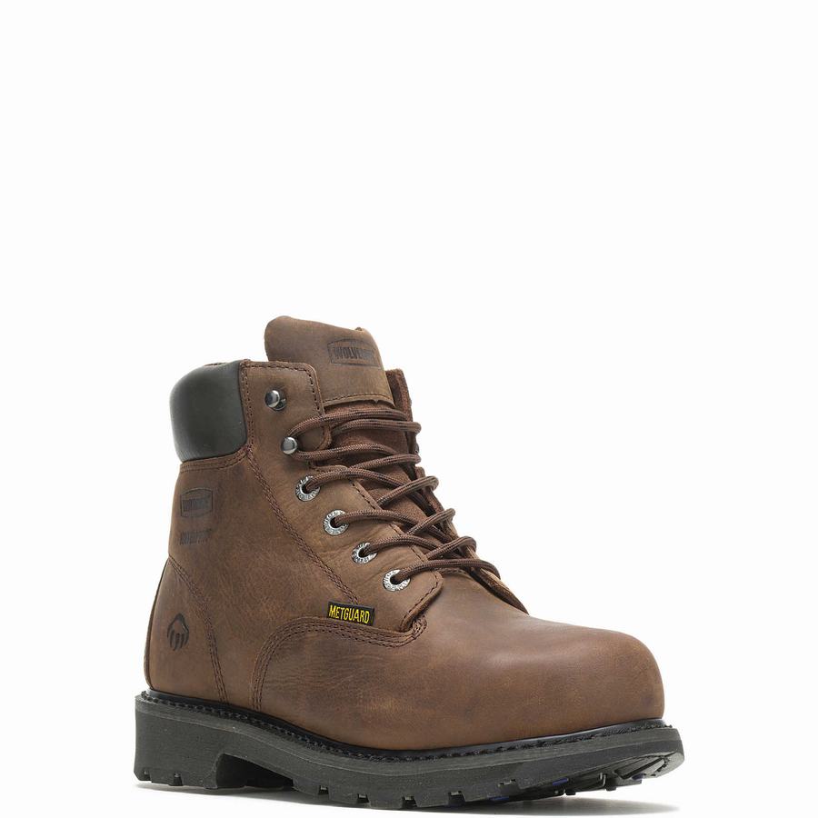 Wolverine McKay Waterproof Steel-Toe 6” Arbejdsstøvler Herre Brune | VJT9035FA