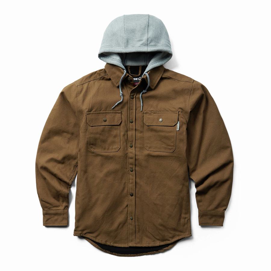 Wolverine Overman Shirt Jakker Herre Brune | WQX7552NW