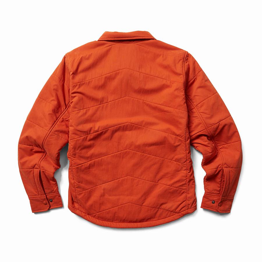 Wolverine Sherpa Shirt Jakker Herre Orange | WWE126OU