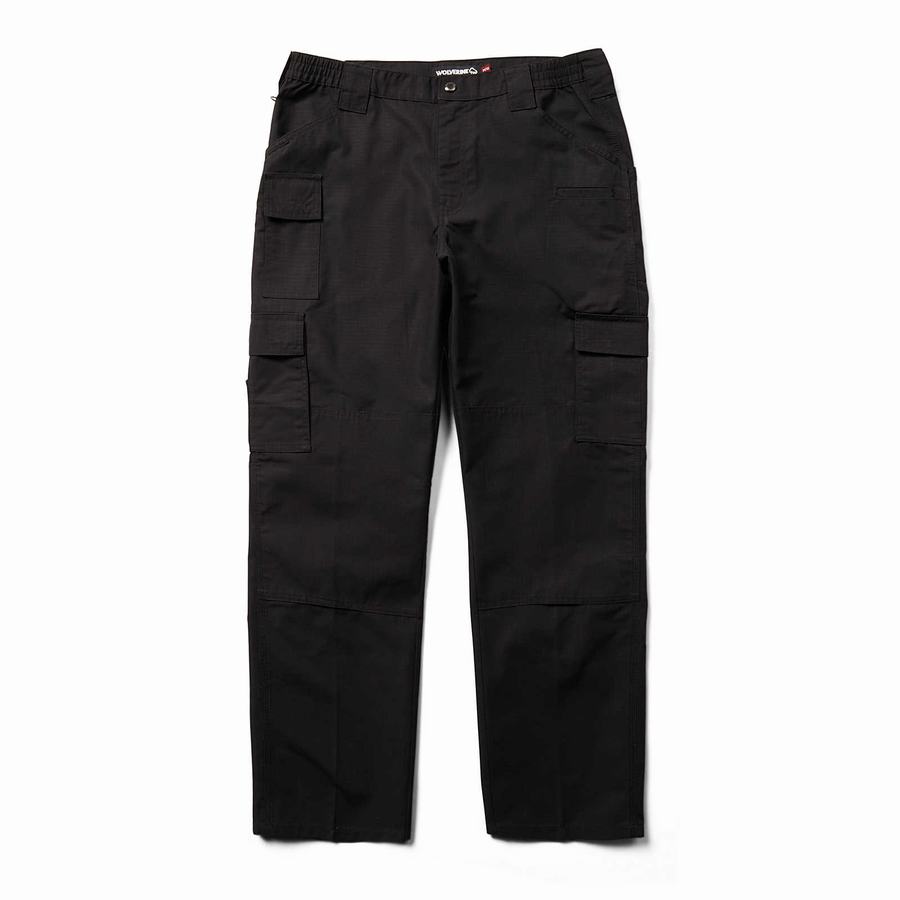 Wolverine Tactical Cargo Bukser Herre Sort | XEL9371AI