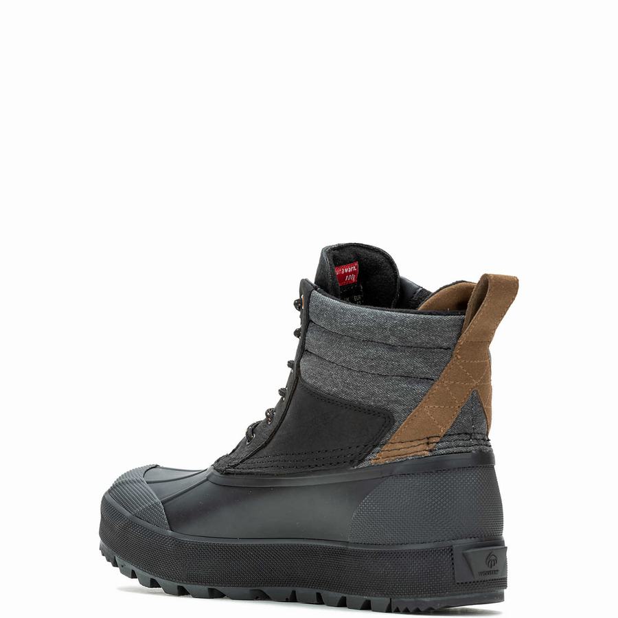 Wolverine Torrent Trek EPX Waterproof Insulated Mid Arbejdsstøvler Herre Sort | BFN5940XB