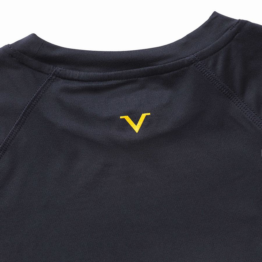 Wolverine x Valiant University of Michigan Sun-Stop Eco Short Sleeve Tee T Shirts Herre Mørkeblå | UYI4338CE